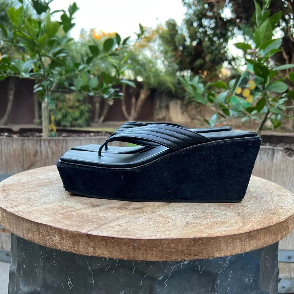 Frankie's Bikinis LA Girl Platform Flip Flop Size 39 - Picture 7 of 9